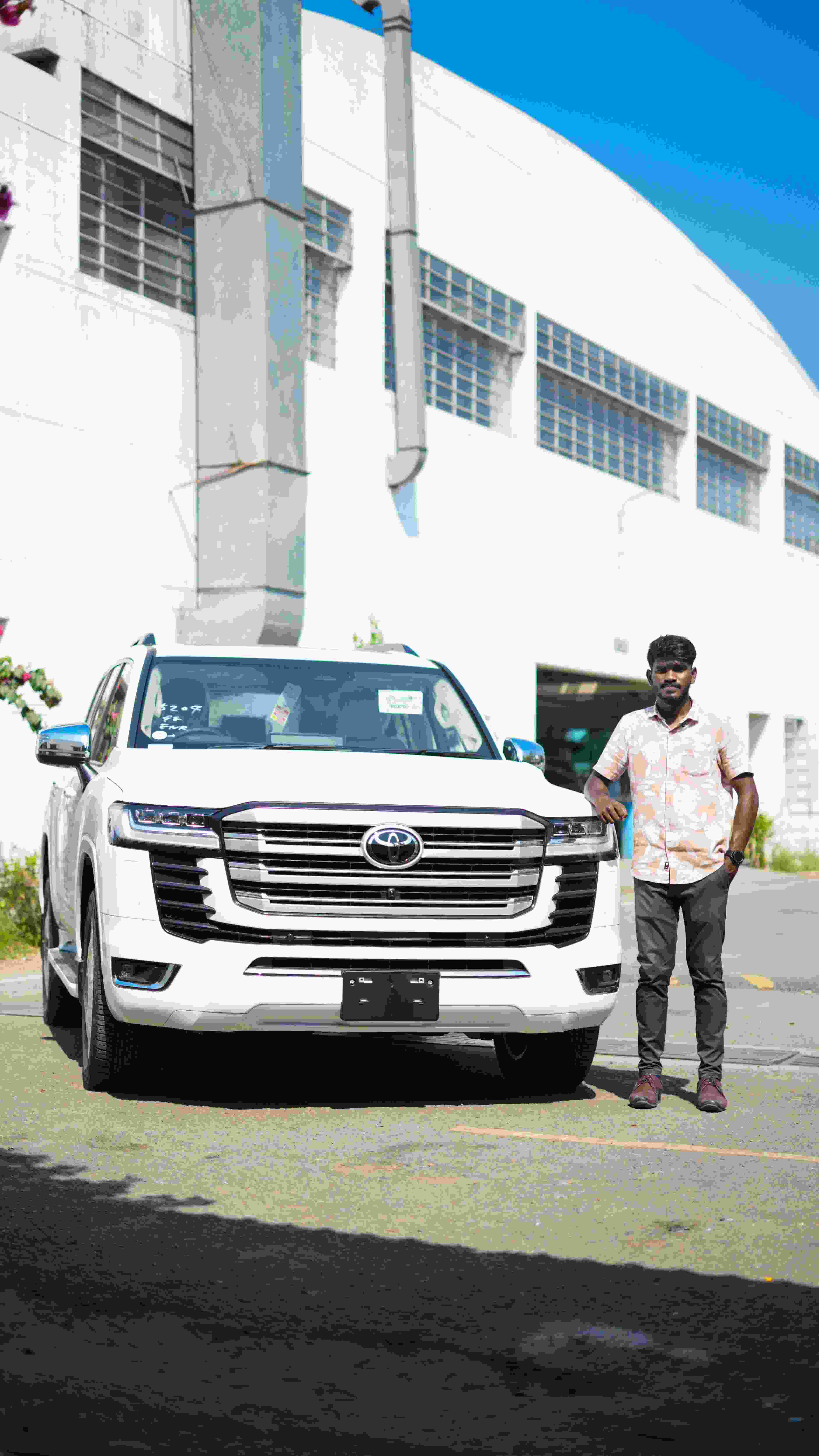 Premium SUV near building